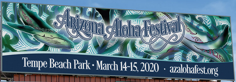 Arizona Aloha Festival Billboard