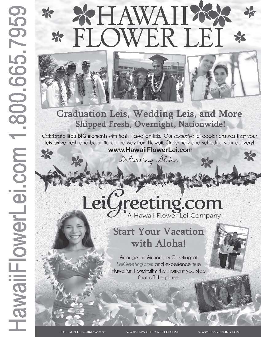 Hawaii Flower Lei ad