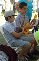 picture of ukulele students